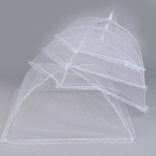 Mesh hopfällbart anti-fluga myggnät tält kupolnät paraply picknick P A