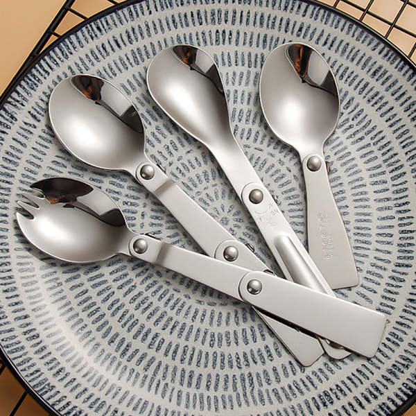 304 rustfritt stål Creative servise Outdoor Portable Three-F A