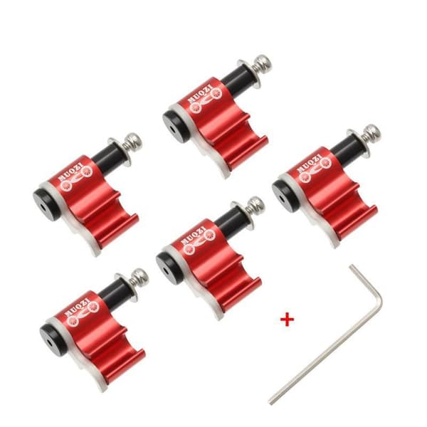 5 stk. kabelstyreadapter cykelbremse-skifteklemmer hydraulikslange Red