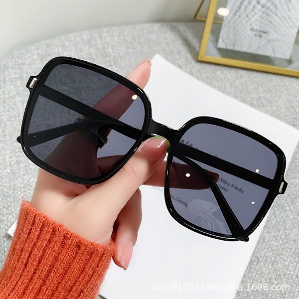 Gradient Eyeglasses Lady UV Protection Shade Solbriller Dame B A3