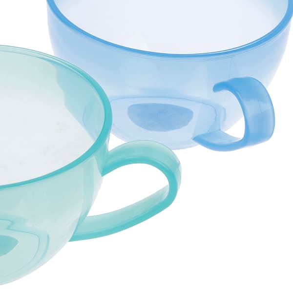 Färgglad plastskål för bakning och matlagning 4 st White