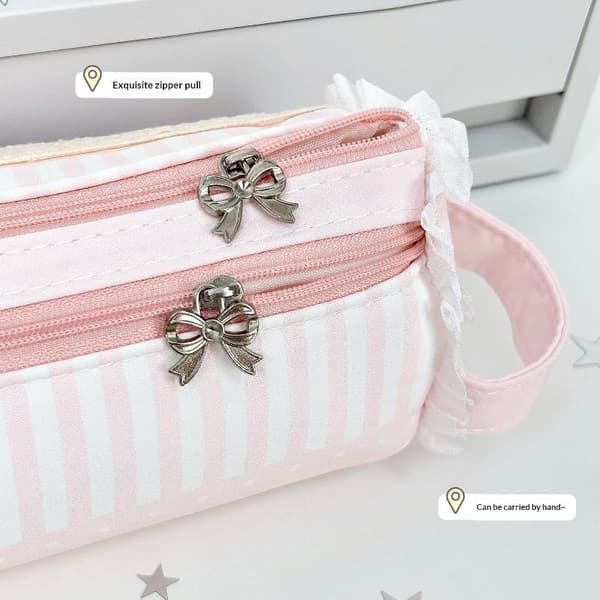 Pink Pige e Blonde Penalhus Studerende Stor Kapacitet Opbevaring Sta Blue
