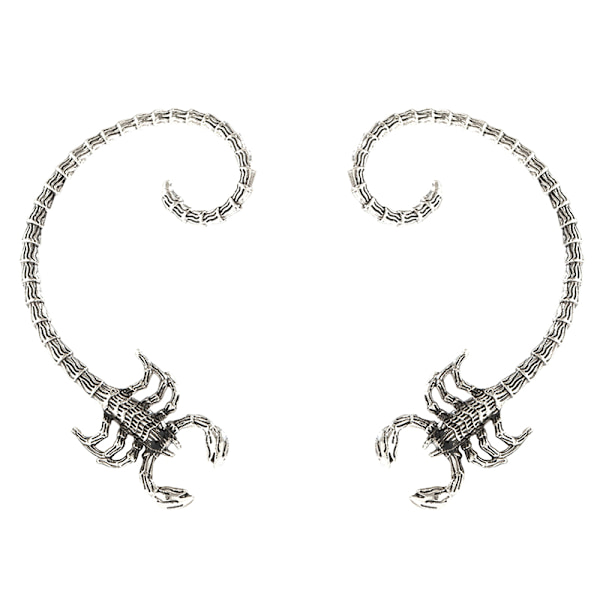 1 pari punk tumma avantgarde Animal Venom Scorpion Ear Clip Ear