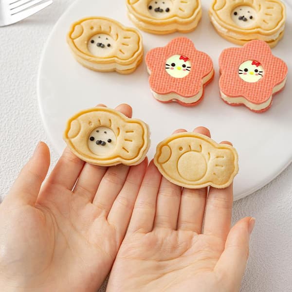 Kjeks ter Kake DIY 3D Bakeform Fisk Blomst Usagi Pochacc 1