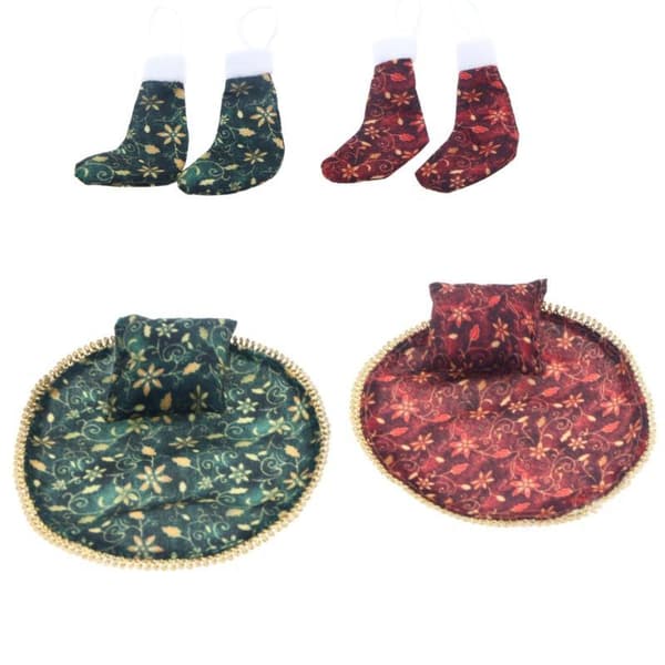 Mini julstrumpa set Red