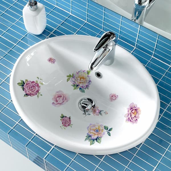 Blomst Baderomsveggklistremerke