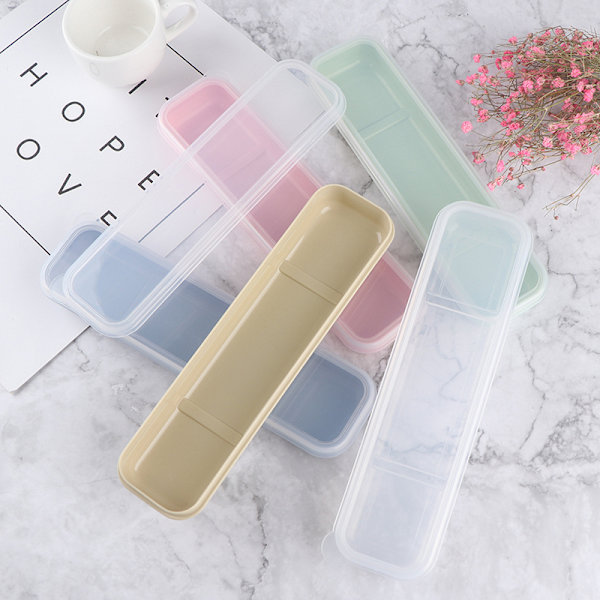 Genanvendeligt Praktisk Transparent Cover Hvede Halm skole Ta Beige
