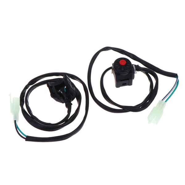 Motorsykkel Kill Switch Trykknapp Horn Startkontrollbryter Yellow