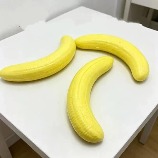 Bananmasse-leketøy PU sakte tilbakeslag sensorisk fidgetball for voksne