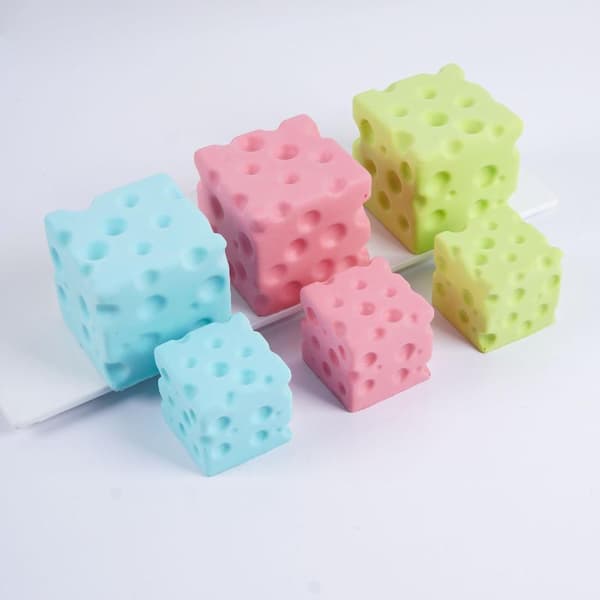 Simulering Bröd Ost Yoghurt Kaka Leksak Anti Stress Leksaker A3