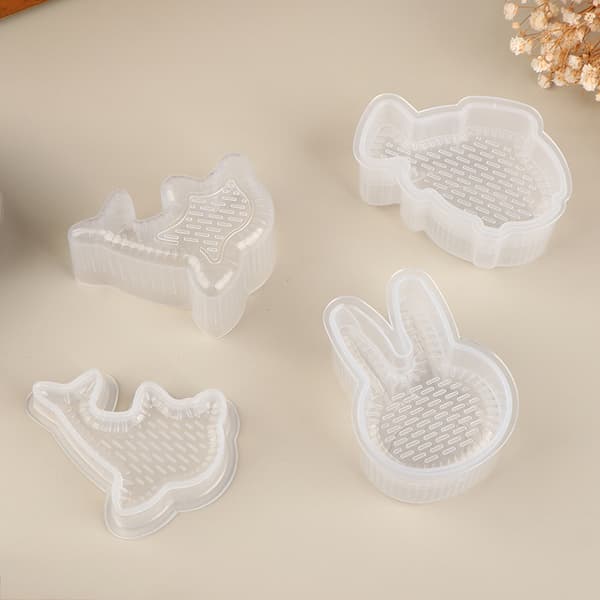 3 st/set tecknad form risbollsmögel sushi rulle bento press mo 3Pcs