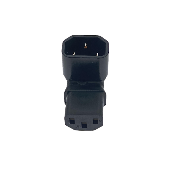 10A 3Pin IEC-stik nede OP 90 vinklet IEC 320 C14 han til C1 A4