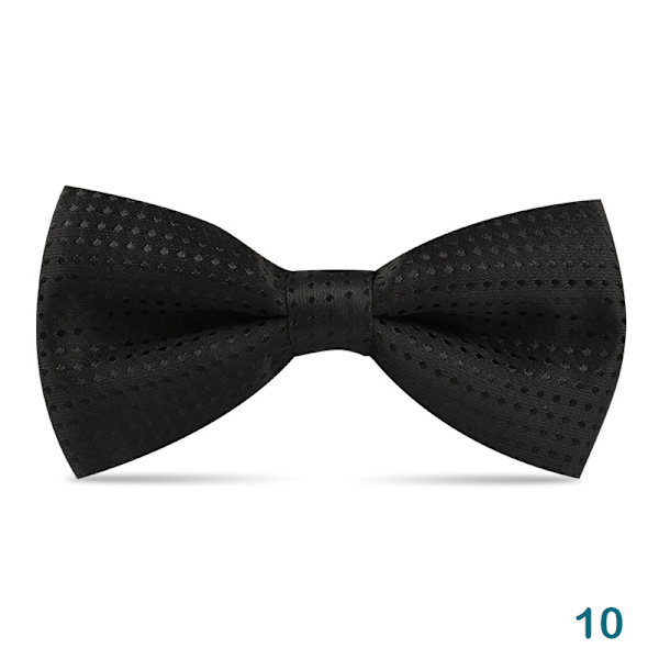 Mode Mænd Butterfly Party Bryllupssløjfe Black Bowknot Bowti 10