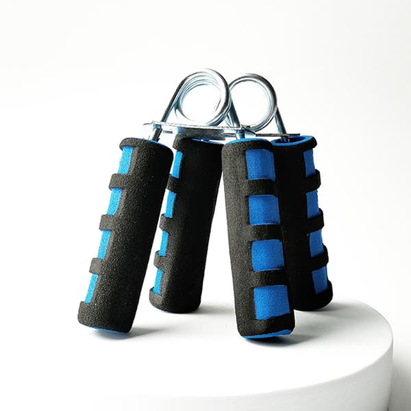 Justerbar Gym Handled Strength Exerciser Hand Grip Strengthener Gray