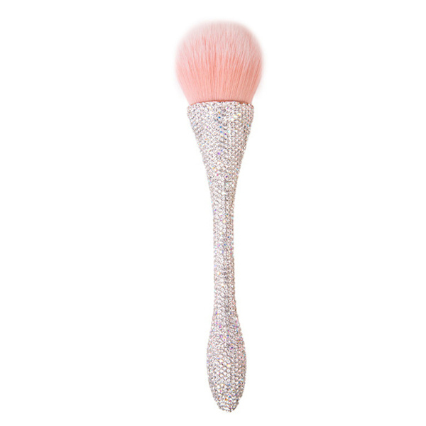 Løs Powder Brush Foundation Brush Powder Contour Cosmetic Bru White