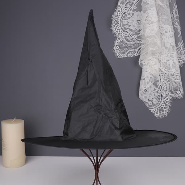 1 stk. Halloween sort heksehat hængende heksehat til Hallowe
