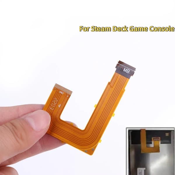 For Steam Deck spillkonsoll PCB båndkretsledning LCD-skjerm