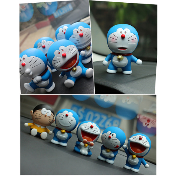 Kawaii Anime Doraemon Nobita Nobi Toimintafiguuri Malli Toys e Co L