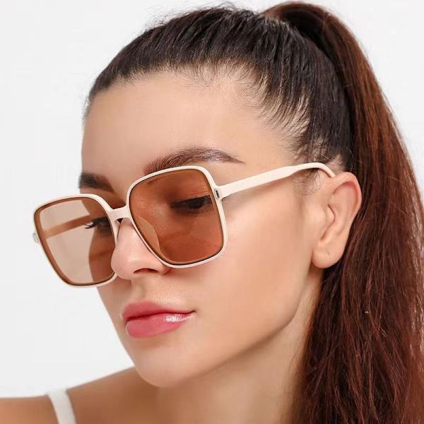 Gradient Eyeglasses Lady UV Protection Shade Solbriller Dame B A3