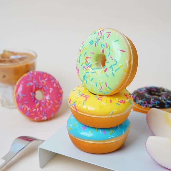 Simulert Donut Fidget-leketøy Kake Dekompresjonsleketøy Pink