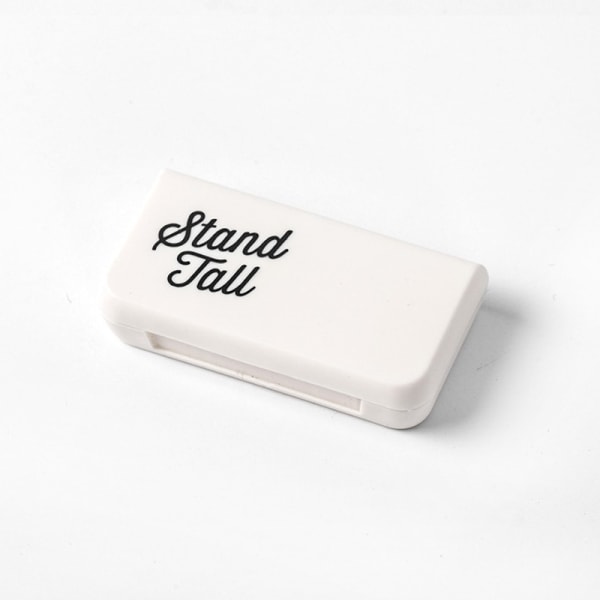 3Grids Mini Pille Etui Plast Reise Medisin Box e Lite bord Letter