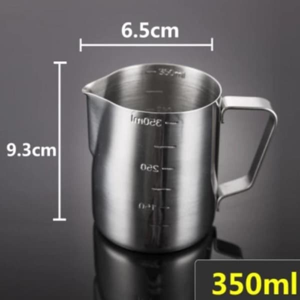 350ml/600ml mælkeskummerkande i rustfrit stål Espresso Pull Flow 600ML