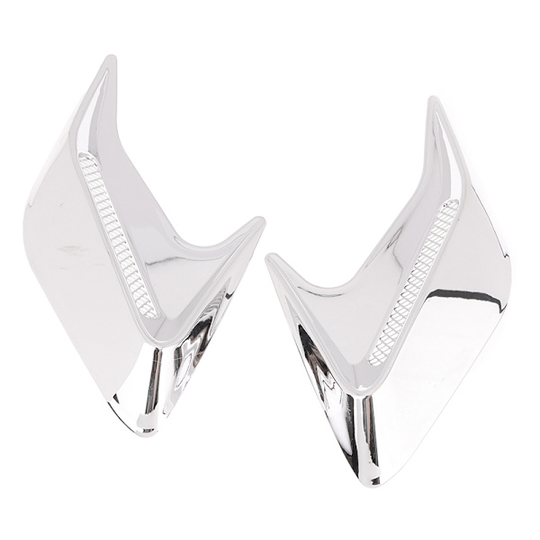 Carbon Fiber Car Shark Gills Emulering Vent Side Luftinntak hette E