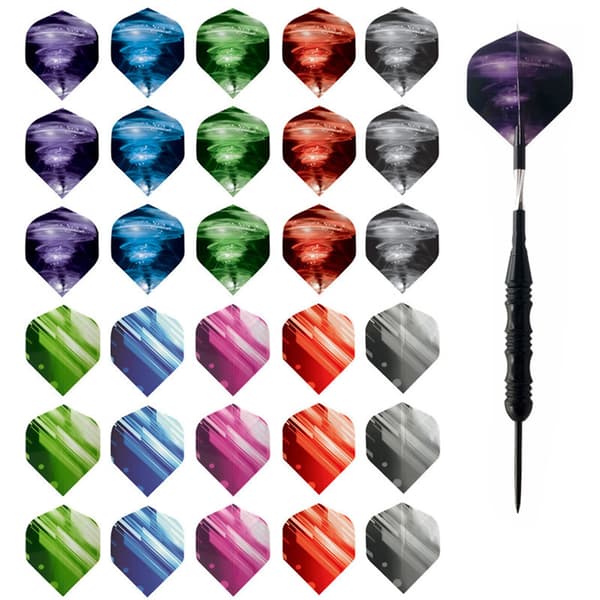 30 Stk/sæt Professionel Dart Flights Dart Wing Plast 30pcs E