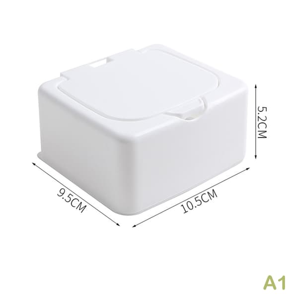 Hvit oppbevaringsboks Desktop Organizer Postkort med stor kapasitet St A3