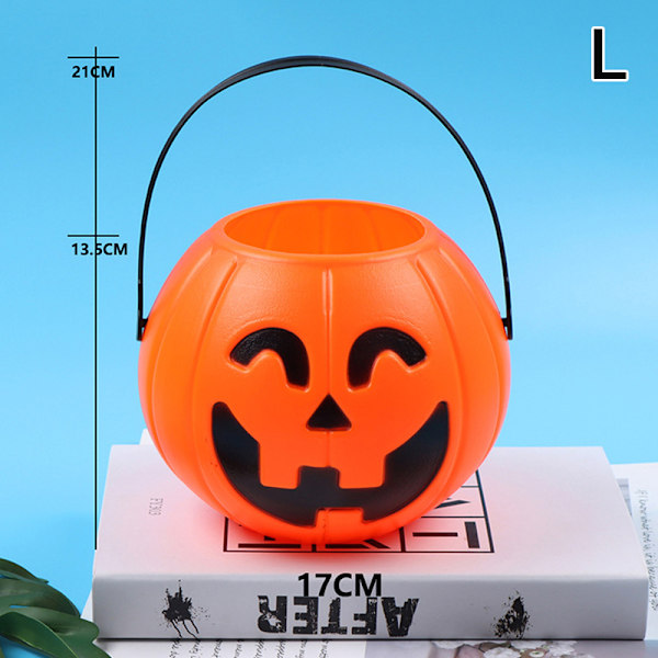 Gresskarbøtte Halloween Candy Trick Or Treat Buckets Holder Pa L