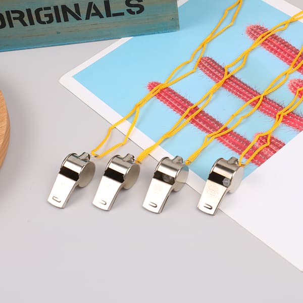 1/12 Stk Metal Whistle Referee Sport Rustfritt stål Whistles Tr 1pcs