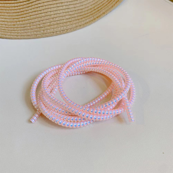 1,4m Fargetelefon Wire Cord Taubeskytter Fjærbeskyttelse Rop white