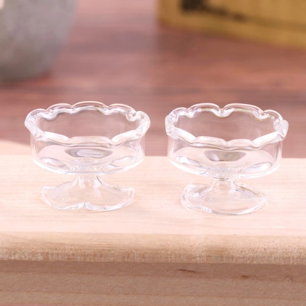 1:12 Dukkehus Miniature Goblet Candy Cup Cake Dessert Cup Mode