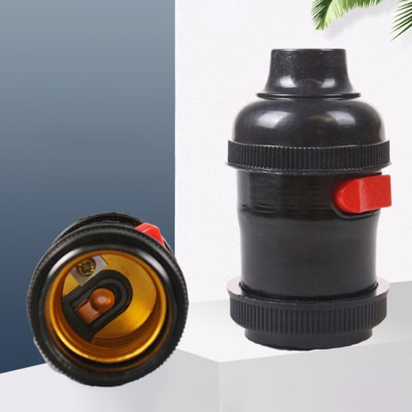 E27 Bakelit Plast Lamphållare Sockel LED Glödlampstyper