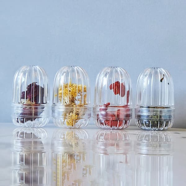 1/3 st te-infuser tebladssil, brygg te transparent Ke 3Pcs