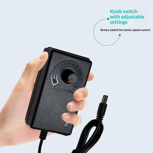 1 stk justerbar strømforsyningsadapter AC til DC 3V-12V 2A/3-24V 1A A1