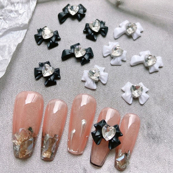 Glitter 3D strassit Shiny Stones Nail Art Decoration Nail Kr 06