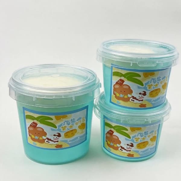 1 st 350 ml ostmjölkslockstil slem tjock bubbelkitt icke-S A2