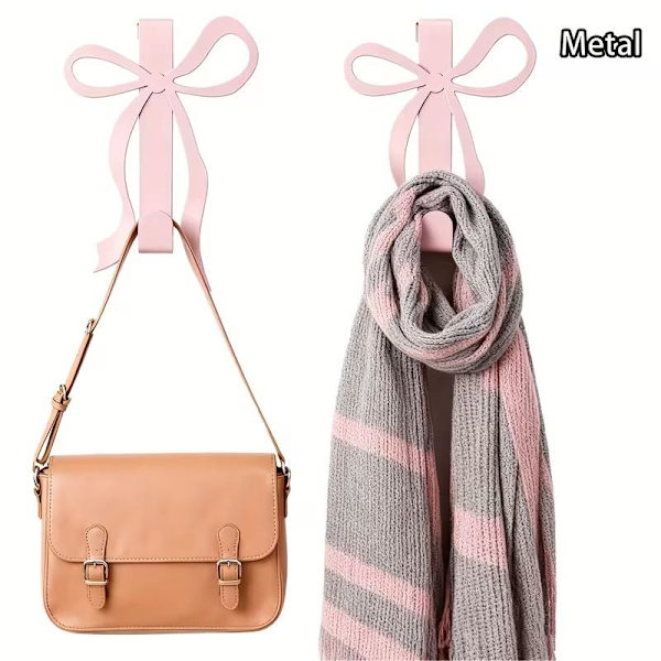 Metallisk Rosa Rosett Dörrkrok A2