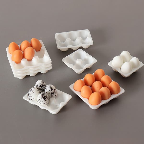 1/12 Dukkehus Mini Eggbrett Eggboks Modell Dukkehus Kjøkken Eg A4