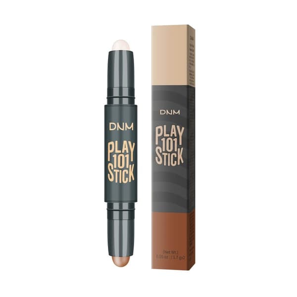 Dobbelt-hoved Makeup Highlighter V Ansigts Concealer Contouring Bronzer A