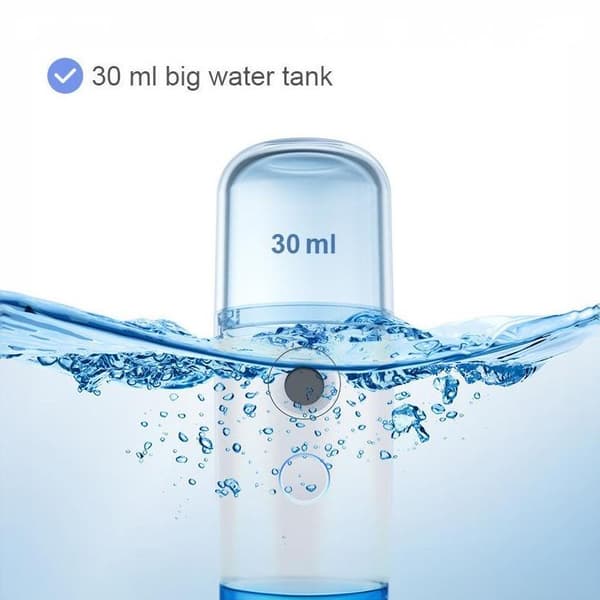 1 sæt Nano Mist Ansigtsforstøver Luftfugter USB Genopladelig Nebu White