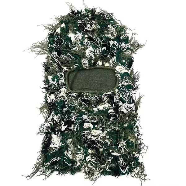 Balaclava Distressed Knitted Full Face Ski Mask Vinter A1