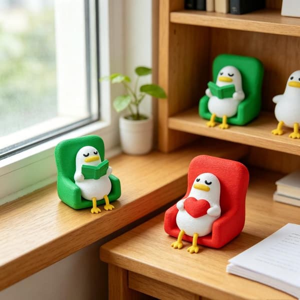 3D-printede læseænder håndholdte modeller StyleC
