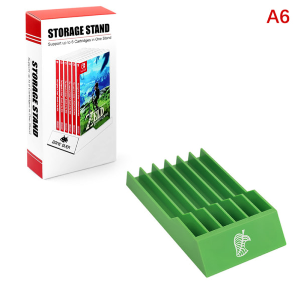 Kortholder Spilllagringsstativ Spillkort Disc Display Box Game C Red A3