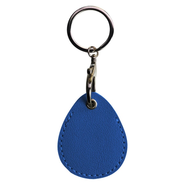 PU læder nøglering Beskyttelsesetui Dørlås Adgangskort taske K Dark blue