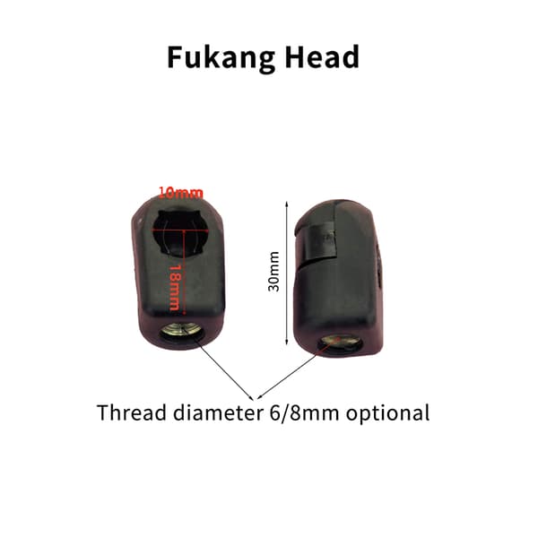 2 st bilgasfjäderlyftstöd dämpare anslutningar kulled 02 8mm 5pcs