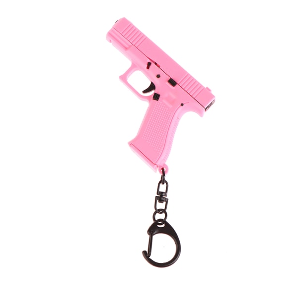 CS Revolver Model Nøglering Til Mænd Vintage Counter Strike Pisto Pink
