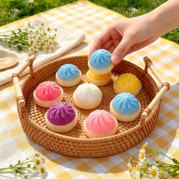 5/10 STK Mini Dumpling Leker Sakte Stigende Myk 5PCS