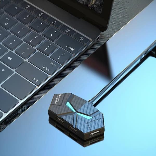 7-ports USB 3.0-hub til højhastighedsdataoverførsel, velegnet til bærbar computer A1